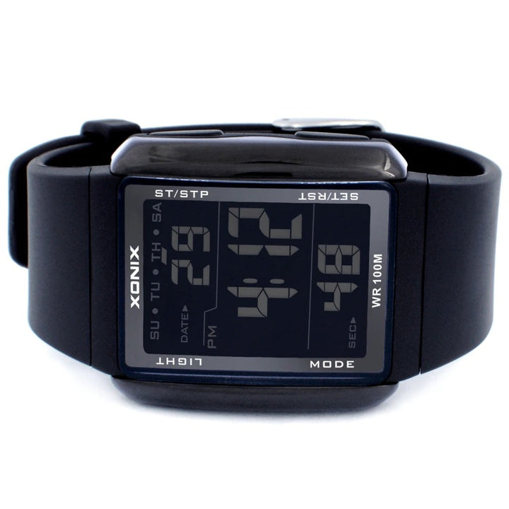 Digital LED Display Sporty Multicolor Rubber Strap Watches