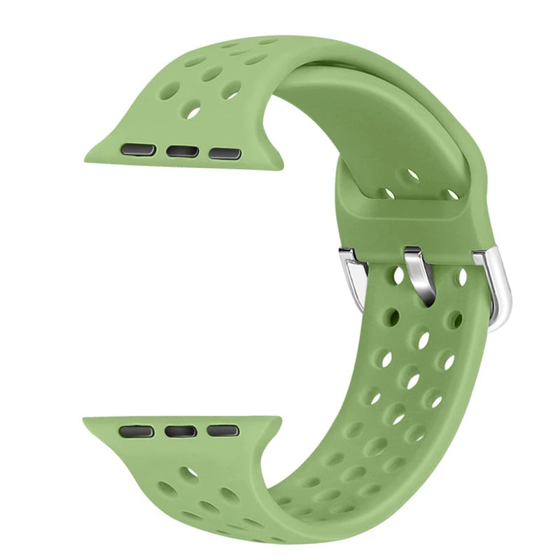 Fun and Vibrant Breathable Silicone Apple Watch Band Replacements