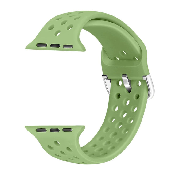 Fun and Vibrant Breathable Silicone Apple Watch Band Replacements