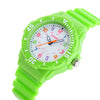 Fashion Watches for Kids with Bright-Colored Strap Quartz Wristwatch