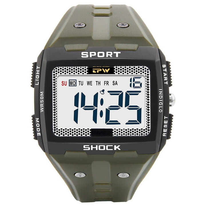 HD Large Screen Dial Sporty Outdoor Trend Digital Watches