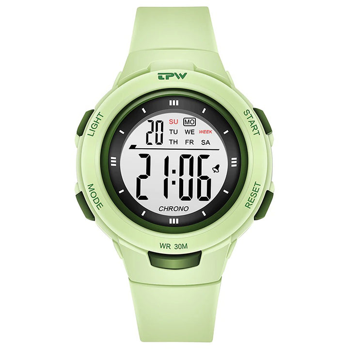 Luminous Two-Tone Digital Sports Fashion Wristwatches