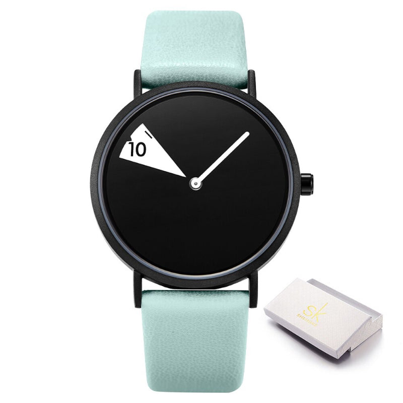 Creative Searchlight with Waterproof Vegan Leather Strap Quartz Watches