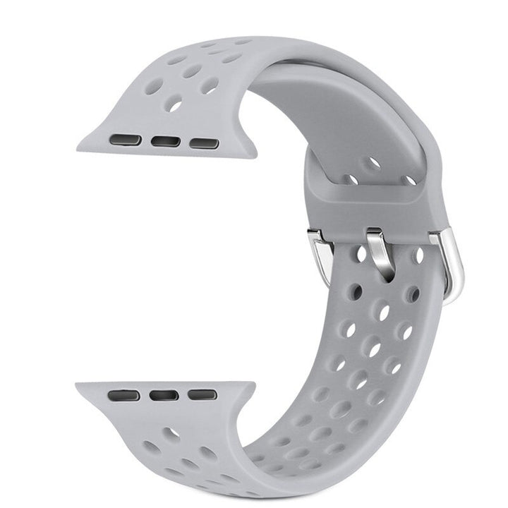 Fun and Vibrant Breathable Silicone Apple Watch Band Replacements