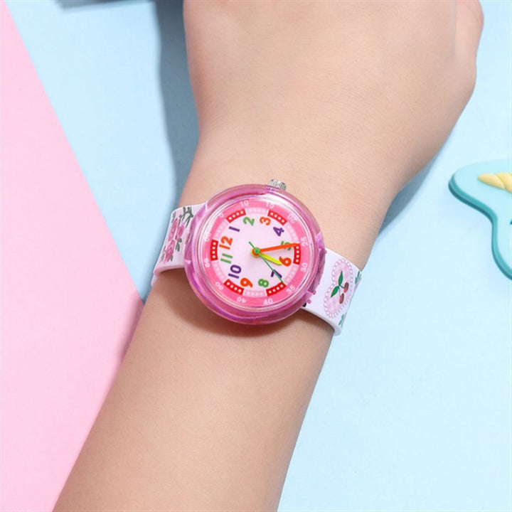 Colorful Cartoon Pattern Collection Quartz Watches for Kids