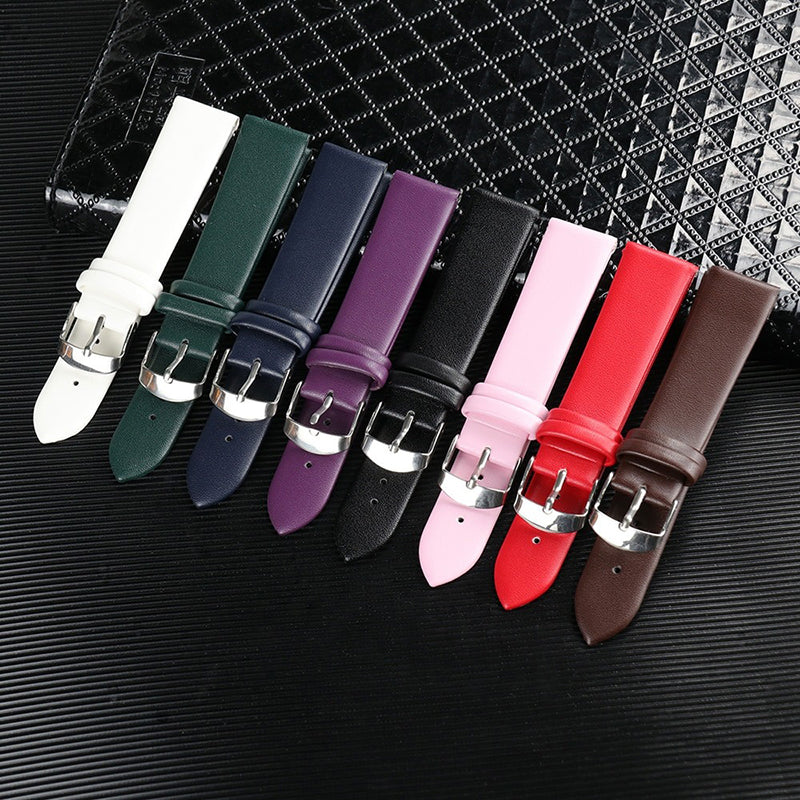 8 to 24mm Soft and Delicate Genuine Leather Replacement Watchbands