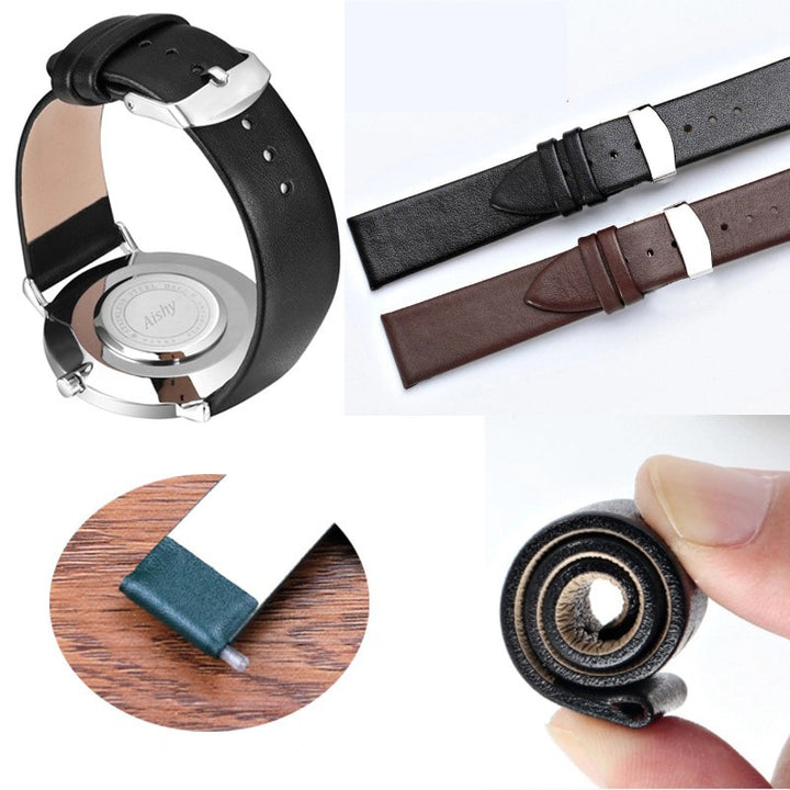 8 to 24mm Soft and Delicate Genuine Leather Replacement Watchbands