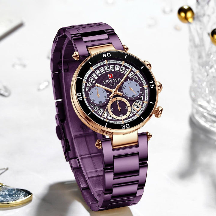 Sophisticated Travel and Leisure Waterproof Chronograph Quartz Watches