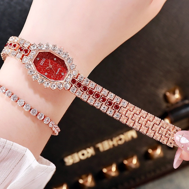 Women's Luxurious Rhinestone Embellished Quartz Watches