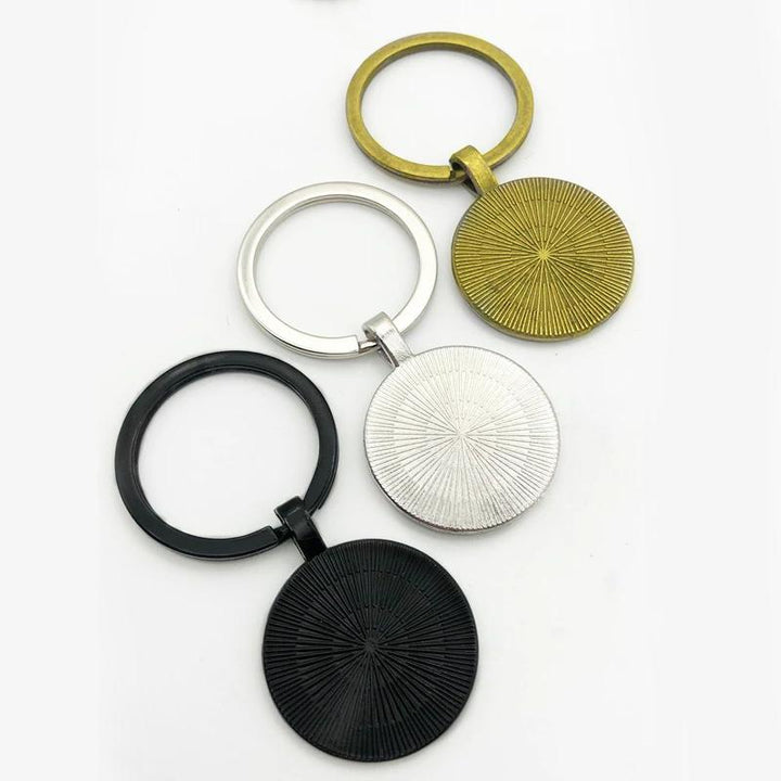 Keychains - Vintage Fashion Glass Art Clocks Keychain