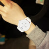 Simple Ultra-Slim Numberless Silicone Strap Quartz Watches