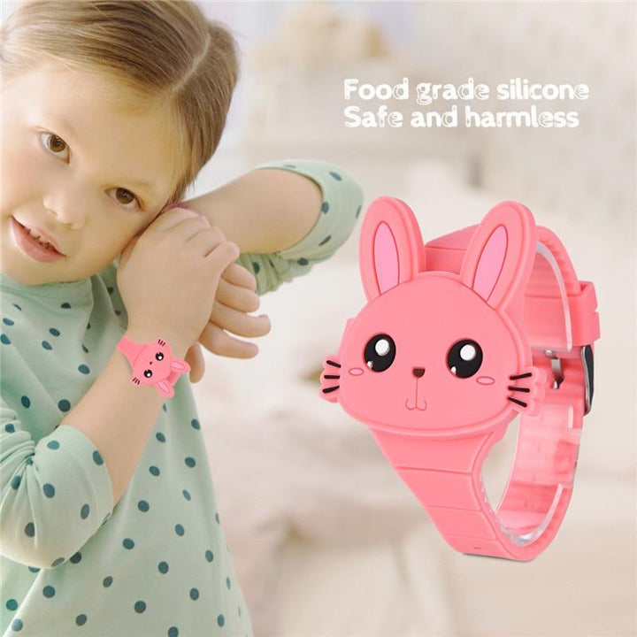 Kid's Fashion Watch - The Pets™ 3 Pcs Set Cartoon  LED Digital Sports Watch For Kids