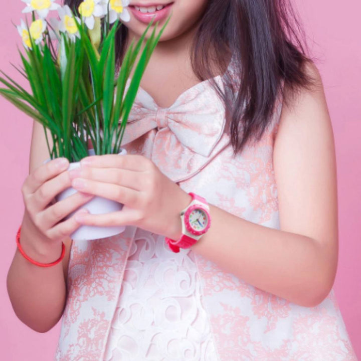 Kid's Watch - Colorful Floral Quartz Wrist Watch For Kids