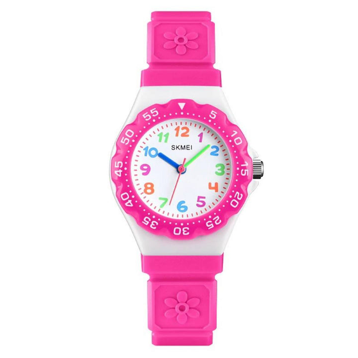 Kid's Watch - Colorful Floral Quartz Wrist Watch For Kids