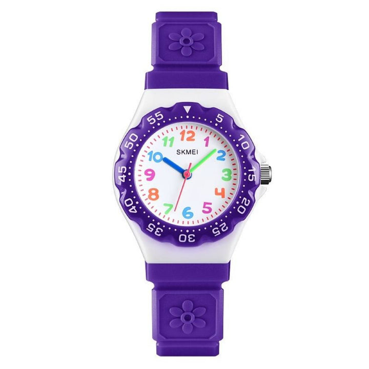 Kid's Watch - Colorful Floral Quartz Wrist Watch For Kids