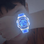 Kids Luminous Digital LED Display Waterproof Fashion Watches