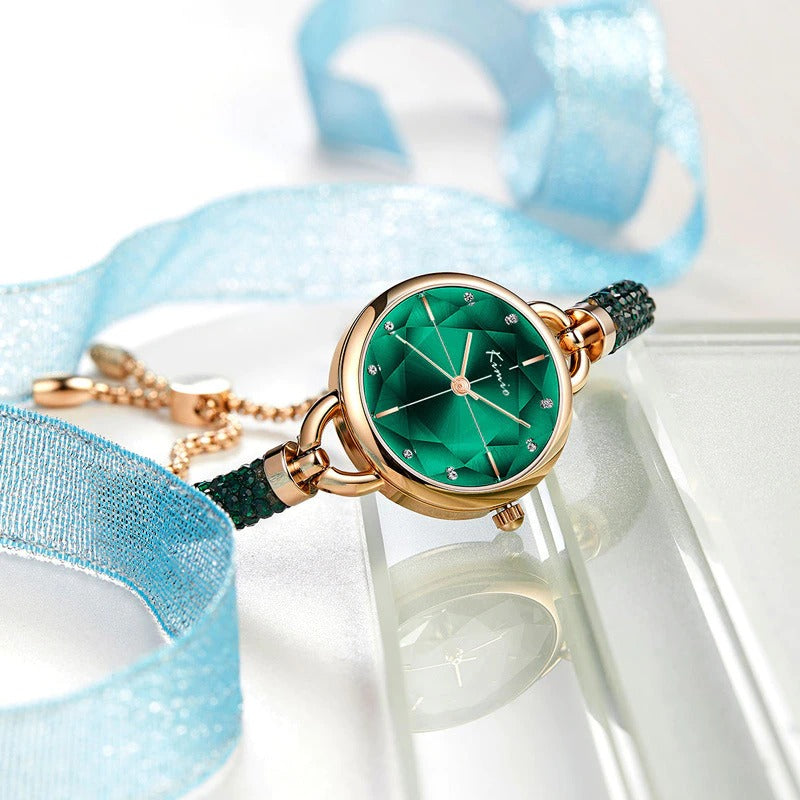 Shimmering Pretty Goddess Style Rhinestone Bracelet Quartz Watches