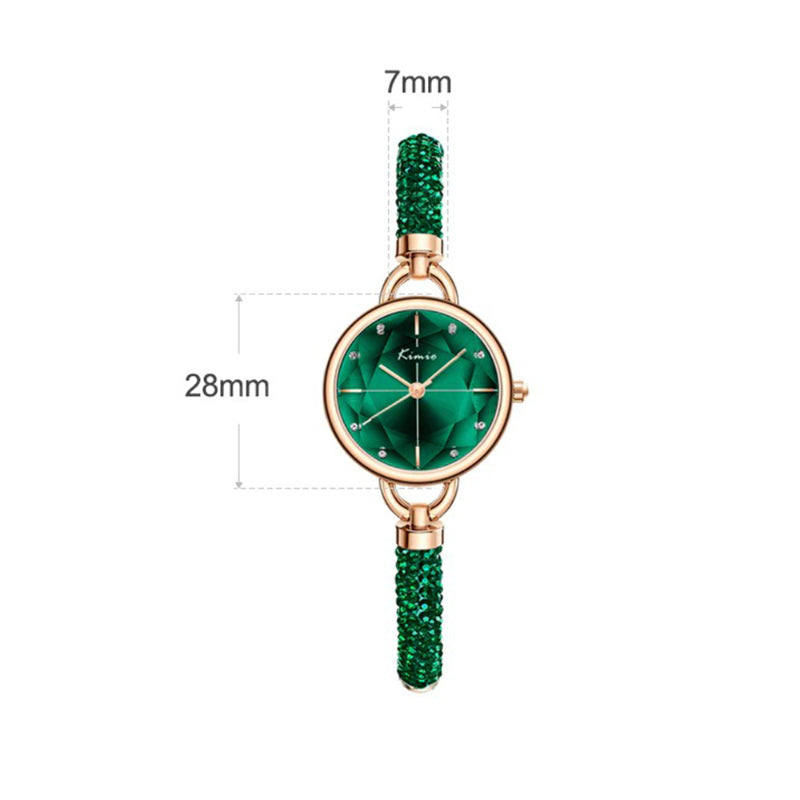 Shimmering Pretty Goddess Style Rhinestone Bracelet Quartz Watches