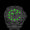 Stainless Steel Men's Luminous and Waterproof Quartz Watches