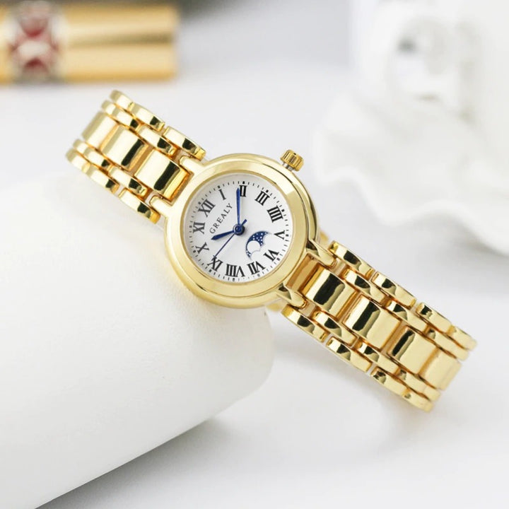 Casual Vintage Roman Numeral Dial Quartz Watches