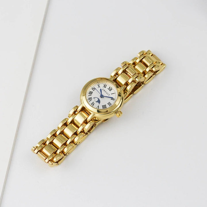 Casual Vintage Roman Numeral Dial Quartz Watches