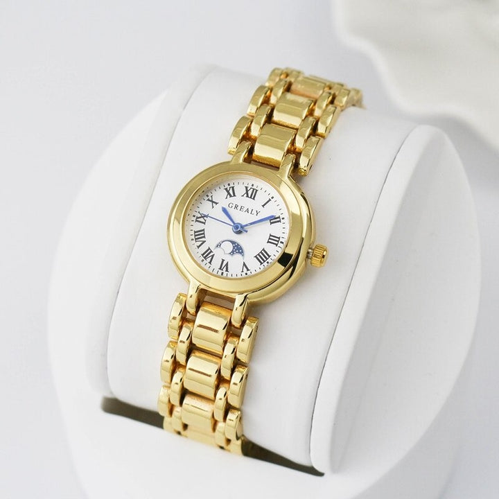 Casual Vintage Roman Numeral Dial Quartz Watches