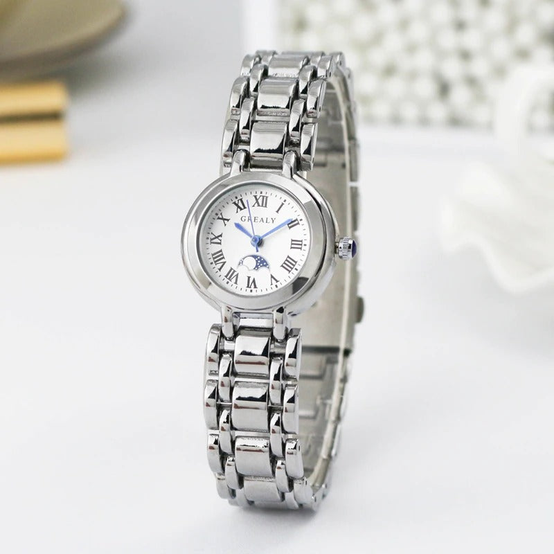 Casual Vintage Roman Numeral Dial Quartz Watches