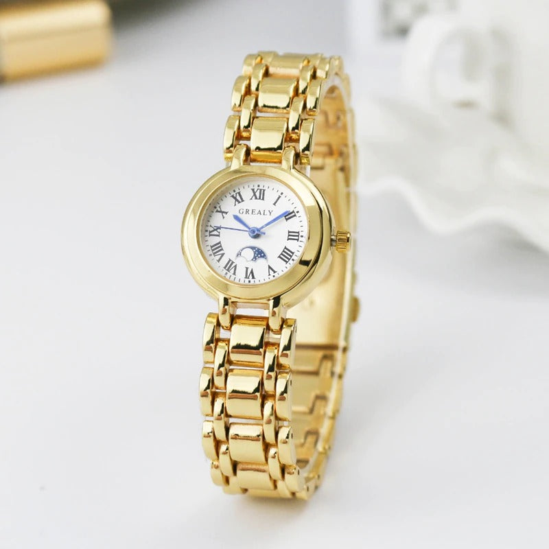 Casual Vintage Roman Numeral Dial Quartz Watches