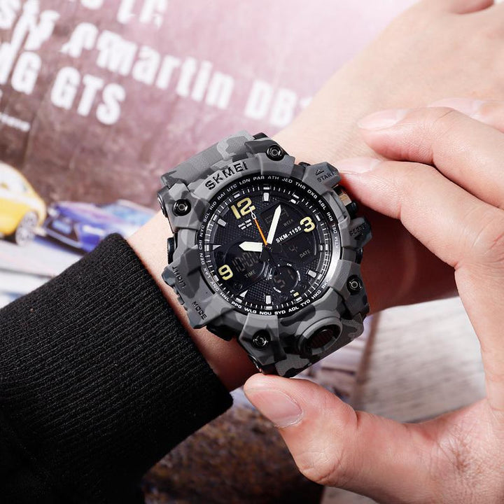 Waterproof Military Men’s Watch With Shock Resistance