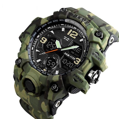 Waterproof Military Men’s Watch With Shock Resistance