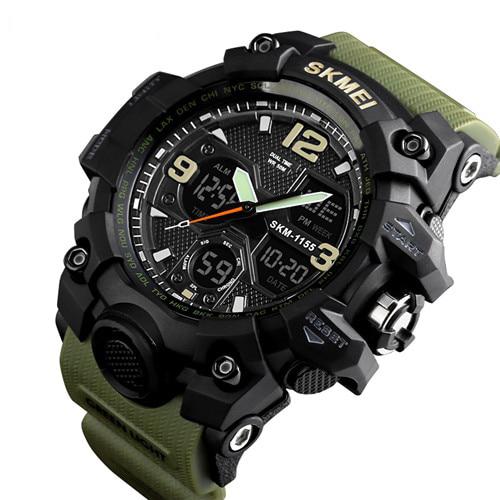 Waterproof Military Men’s Watch With Shock Resistance
