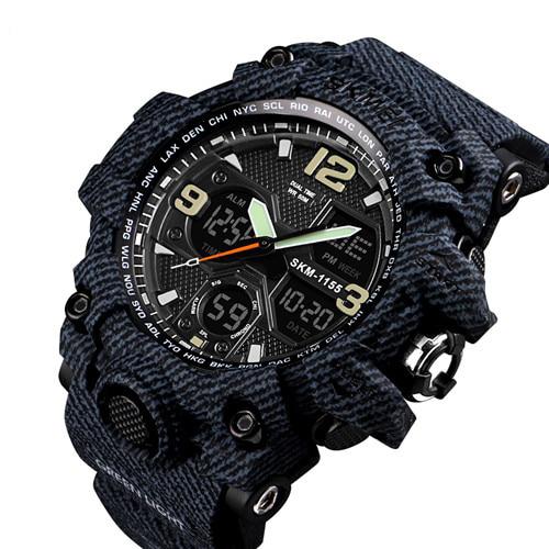 Waterproof Military Men’s Watch With Shock Resistance