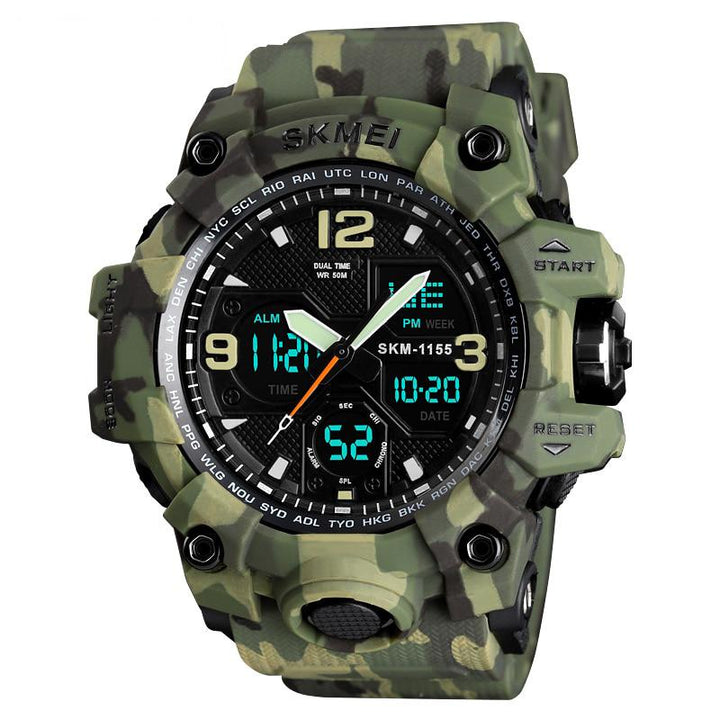 Waterproof Military Men’s Watch With Shock Resistance