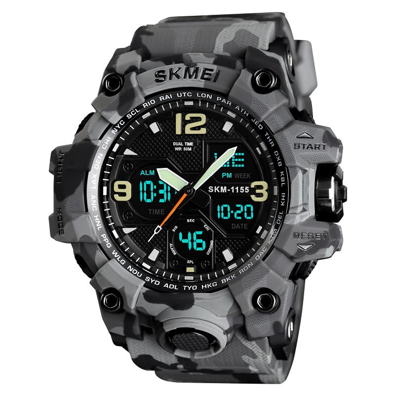 Waterproof Military Men’s Watch With Shock Resistance
