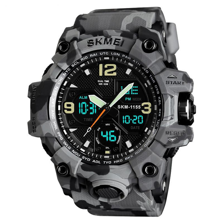 Waterproof Military Men’s Watch With Shock Resistance