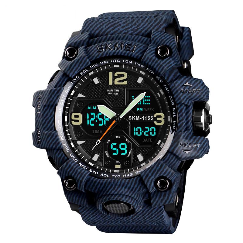 Waterproof Military Men’s Watch With Shock Resistance