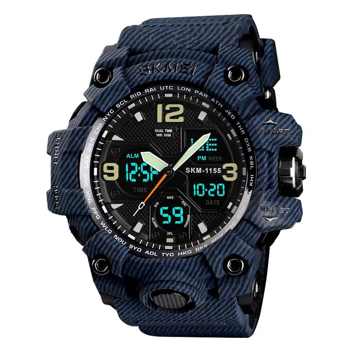 Waterproof Military Men’s Watch With Shock Resistance