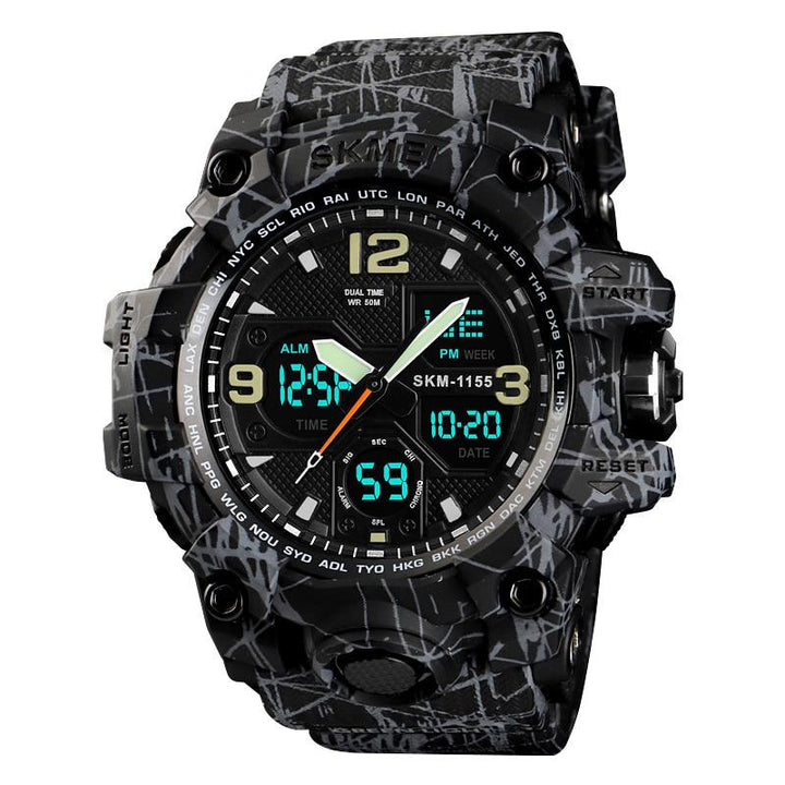 Waterproof Military Men’s Watch With Shock Resistance
