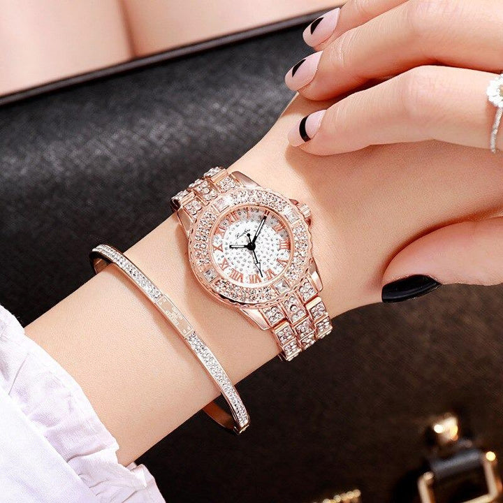 Luxury Watches For Women - The Crystal Luxury™ Crystal & Rhinestone Watch For Women