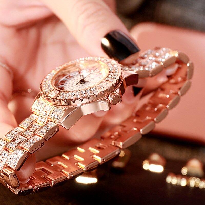 Womens luxury best sale crystal watches