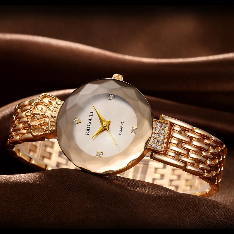 Luxury Watches - The Crystal Crown™ Women's Quartz Wristwatch