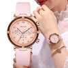 Luxurious Chronograph Dial Display Quartz Watch for Women