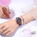 Exquisite Large Numbers Dial Women's Chronograph Quartz Watches