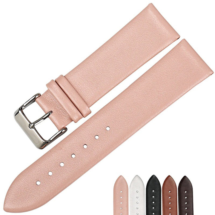 Fashionable Ultra-Thin Genuine Leather Replacement Watchbands