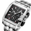 Multi-Functional Square Case Business and Sports Chronograph Watches