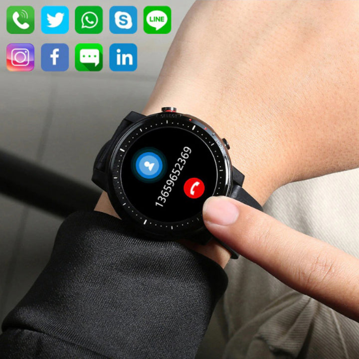 Multi-sports Mode Full Touch Round Screen Fitness Tracker Smartwatches