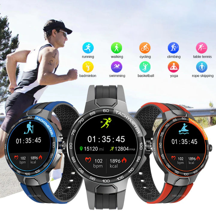 Professional Full Touch Outdoor Sports and Fitness Bluetooth Smartwatch