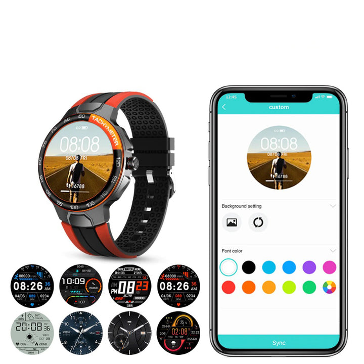 Professional Full Touch Outdoor Sports and Fitness Bluetooth Smartwatch