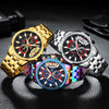 Trendy Rainbow Fashion Business and Sports Chronograph Watches