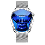 Spectacular 3D Men's Fashion Style Geometric Shape Case Business Quartz Watches